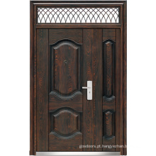 Porta de aço de uma porta e meia porta (WX-S-184)